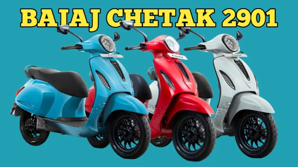 Read more about the article New Bajaj Chetak 2901 Launched – Price only 95,998, Range? Features