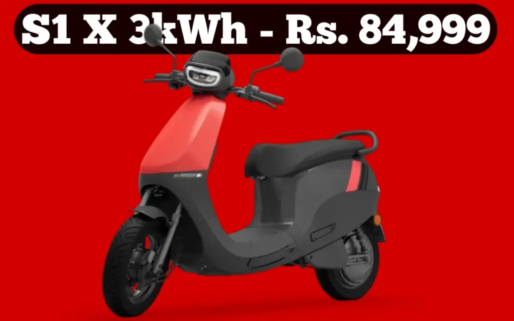 Ola S1 X 3kWh Price